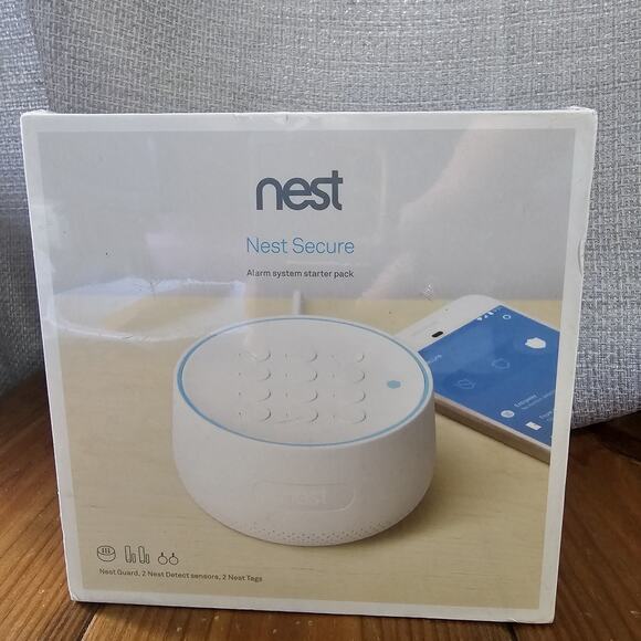 Nest Secure Alarm System Starter Pack New Sealed Guard Detector Sensors Tags - Picture 1 of 6